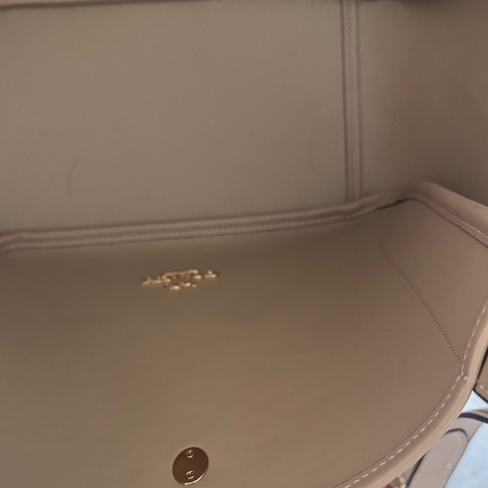 Coach Beige Signature Tote - Picture 9 of 10